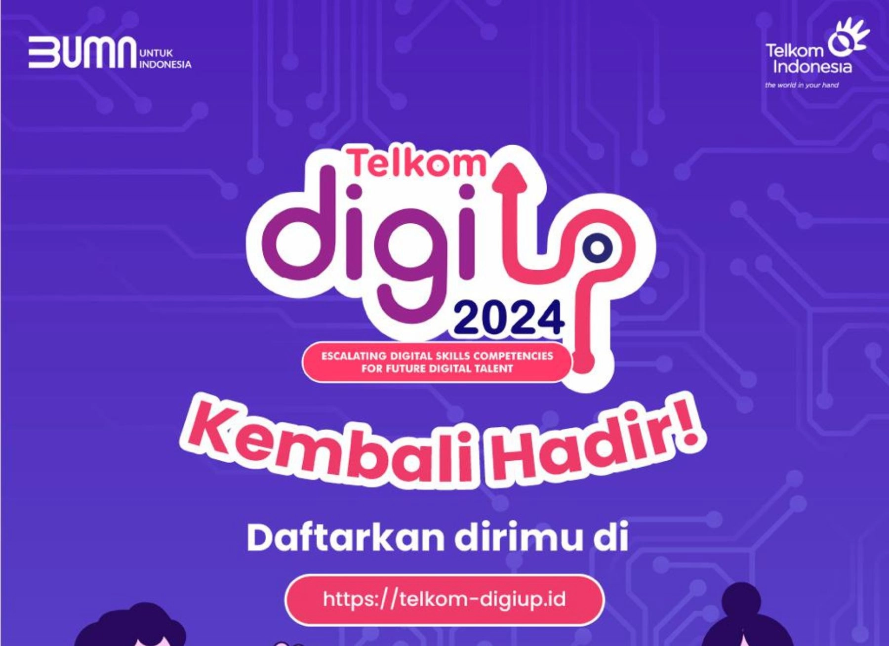 Kembali Hadir! Telkom Ajak Pelajar Indonesia Kembangkan Talenta Digital Melalui Telkom DigiUP 2024